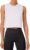 REORIA Women Crop Tops Workout Tops Loose Sleeveless Cropped Muscle Tank Open Back Shirts