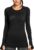 CRZ YOGA Women’s Seamless Long Sleeve Running Top Gym Sports Workout Casual T-Shirts with Thumb Holes