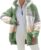 Yuson Girl Women’s Teddy Fleece Coat Fuzzy Hooded Jacket Coats Casual Cardigan Sweaters Long Sleeves Fleece Lined Winter Jacket Color Block Patchwork Cardigan Coats Zip Up Outwear with Pockets