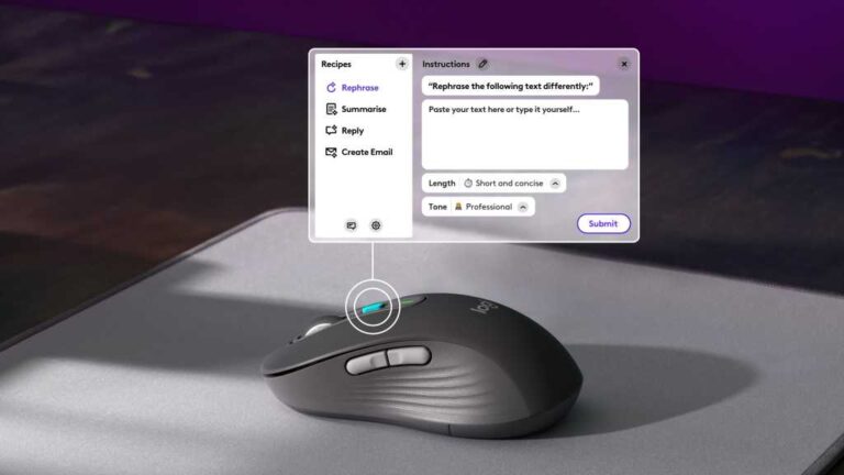 Logitech’s new mouse summons AI with a button push