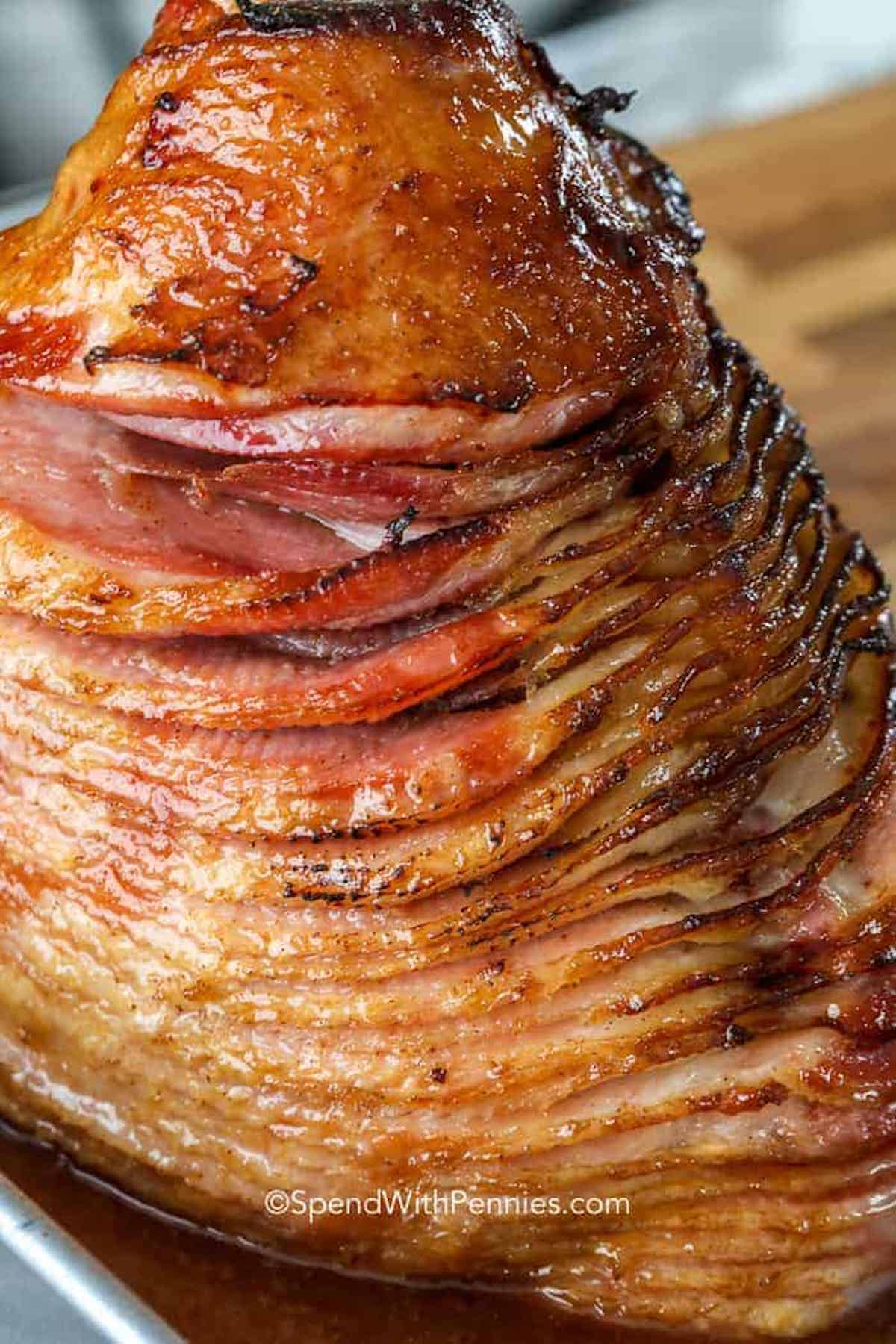 honey baked spiral ham with glaze