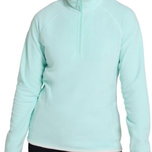 Mountain Warehouse Montana Womens Microfleece – Breathable Ladies Sweater, Quick Drying Pullover, Warm Fleece Jacket, Half Zip – For Spring Summer, Travelling, Outdoors