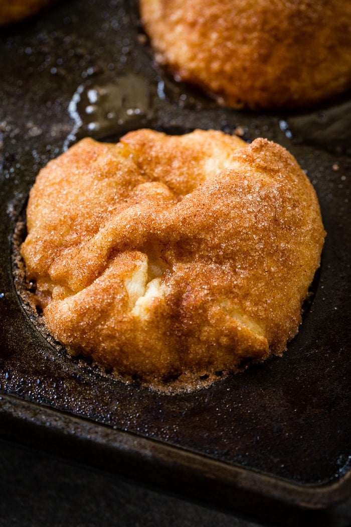 a close up of an apple pie empty tomb roll