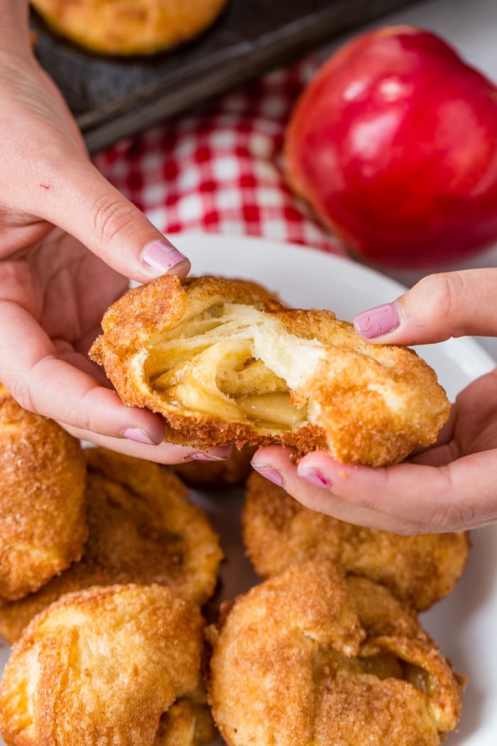 a close up of an apple pie empty tomb roll