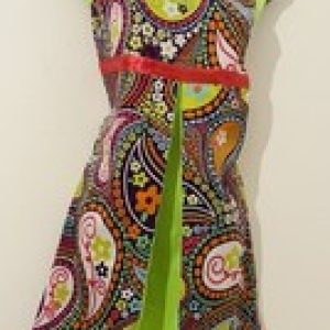 Women’s Dress 60-70’s Style Dress , Size 14, Multicolour, Short, preownd