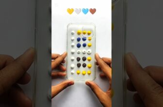 iPhone Satisfying Cover Art with Wonderful Colours 💛🤍#satisfying #artist #entertainment