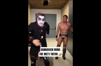 DANHAUSEN RUINS THE MIZ’S TIKTOK 🤣 #wwe #danhausen #wwesmackdown