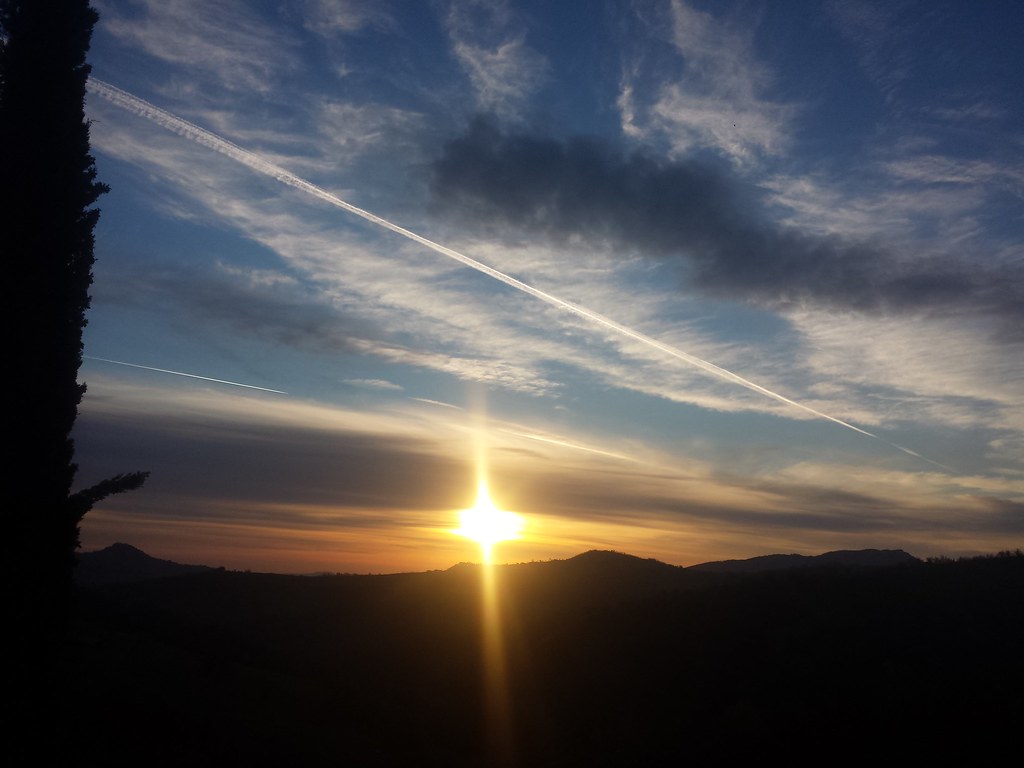 Sunrise over the hills