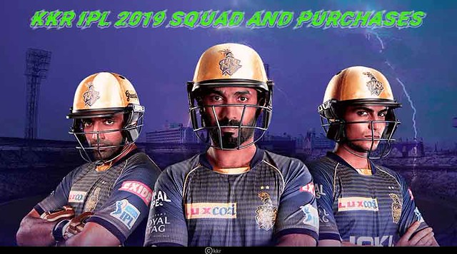 IPL 2019 Kolkata Knight Riders Team | Indian Premier League 12