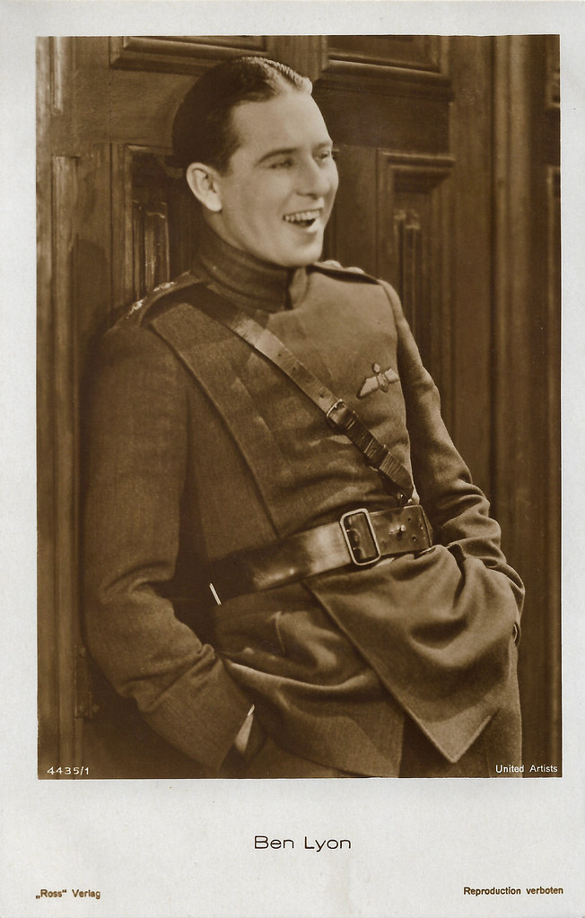 Ben Lyon in Hell’s Angels (1930) | German postcard by Ross V…