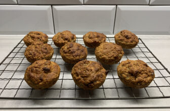 Banana and honey muffins