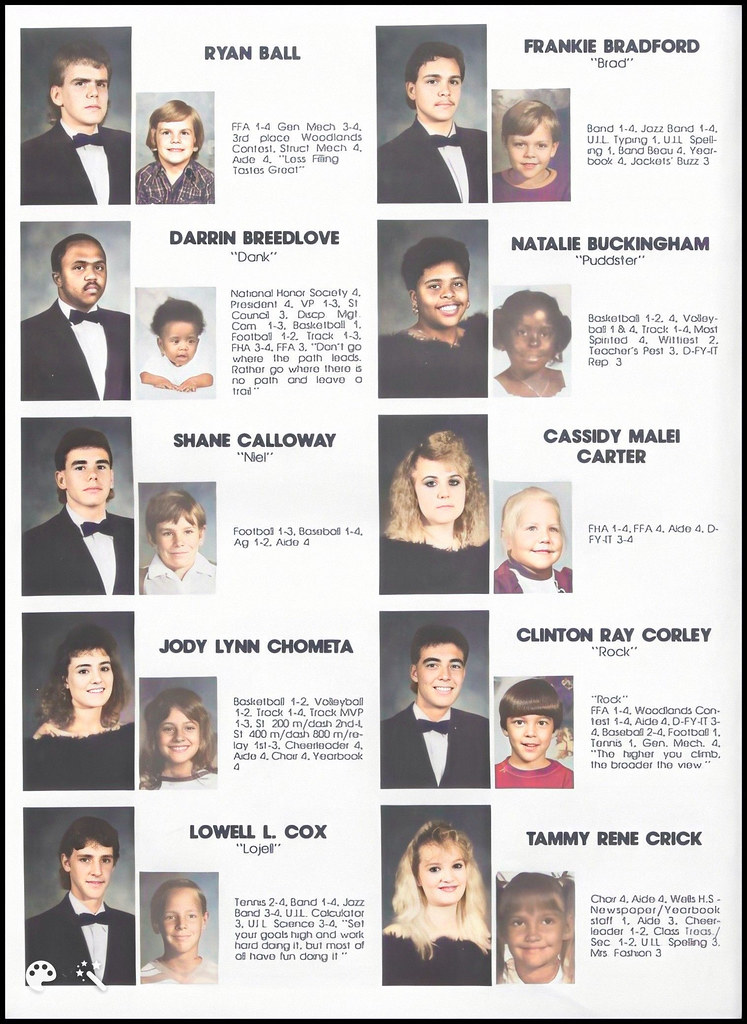 Alto High School Senior class of 1991 page 2-Colorized-Enhanced