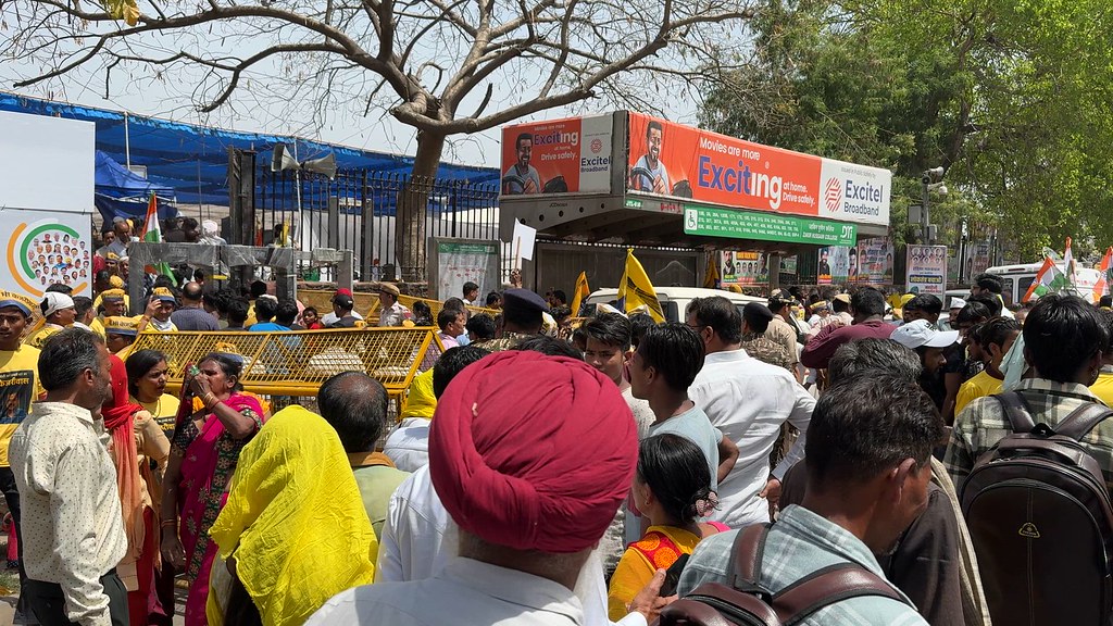 Save Democracy Protest Rally By I.N.D.I.A at Ramlila Maida…