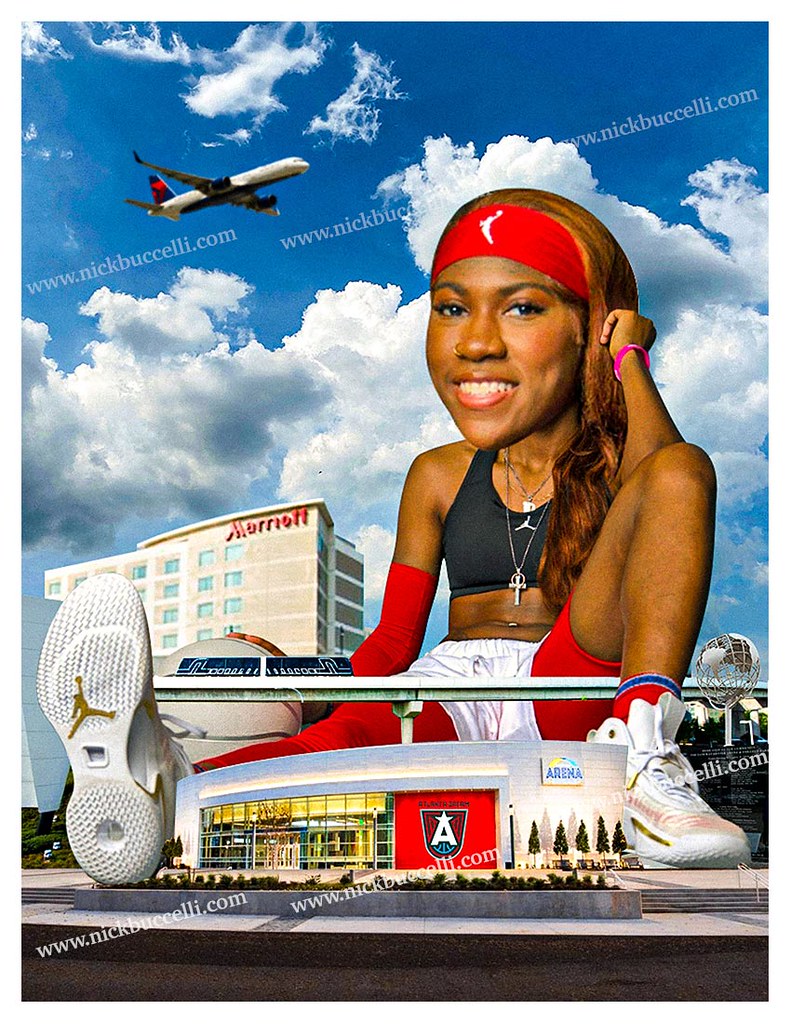rhyne_howard_atlanta_dream_gateway_wnba_basketball_city_skyline_architecture_buccelli_wm