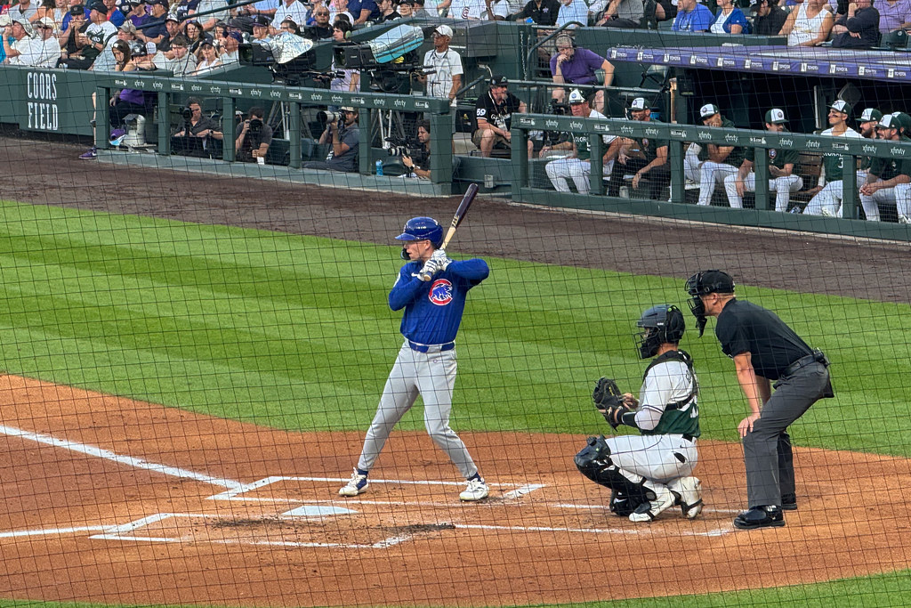 Pete Crow-Armstrong at the plate