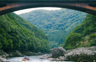 Boat tour in Arashiyama