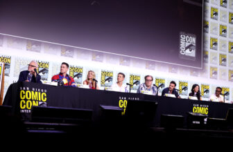 James Gunn, John Cena, Jennifer Holland, Freddie Stroma, S…