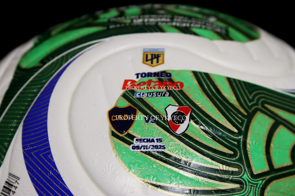 TRIONDA FIFA WORLD CUP UNITED 2026 ADIDAS OFFICIAL  MATCH BALL  ARGENTINA LPF TORNEO CLAUSURA BOCA JRS. VS RIVER PLATE 25