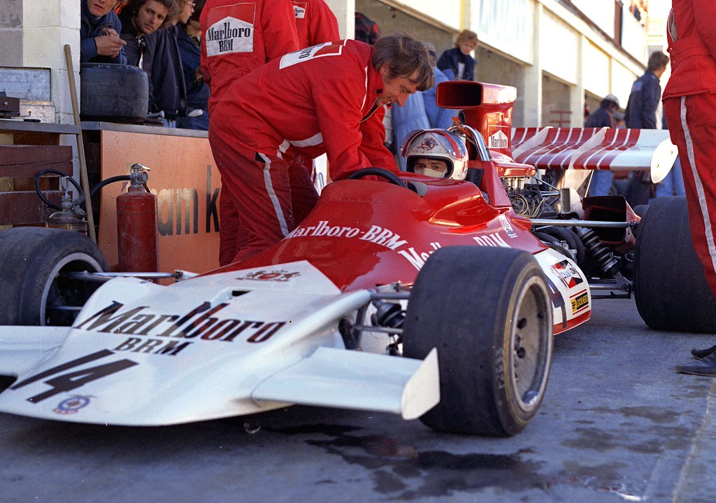 Beltoise in the BRM Dragster