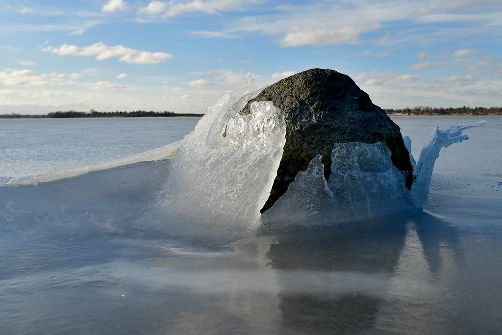Frozen fjord