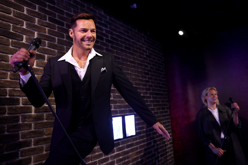 Ricky Martin wax figure