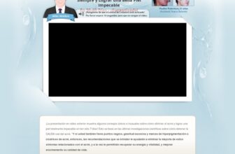Acné No Más(TM)~ Spanish Acne No More(TM)~ New Video Sales Letter!