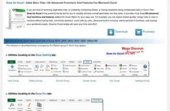 Excel Add-In (Dose for Excel)