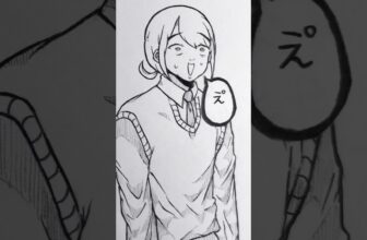 悪口言われる感じかと思ったら全然違かった時の人  #創作 #illustration #イラスト #アナログ絵 #short #shorts