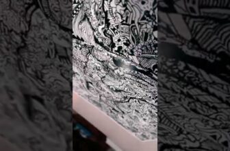 Wolf Doodle Art Drawing 🎨  #art #entertainment #drawing #fyp
