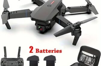RC Drone With HD Dual Camera WiFi FPV Foldable Quadcopter +2 Battery
