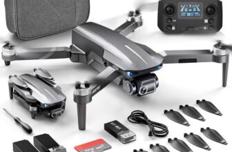 Drone With 4K Camera 5G GPS FPV RC Quadcopter APP Control Brushless +2 Batteries