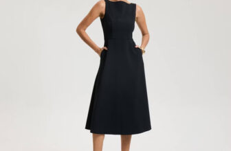 Women Tailored Midi Dress – A New Day