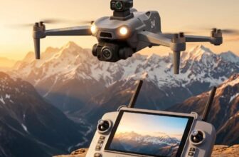 M24 Foldable 8K GPS Drone Touch Screen Obstacle Avoidance Auto Return 2Batteries