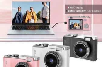 Digital Camera HD 1080P 64MP 2.4” LCD Display Screen 8X Zoom Anti-Shake Camera