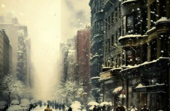 Neige légère à Montréal