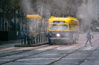 The Tragically Trip | Vintage streetcar 1010 makes its way a…