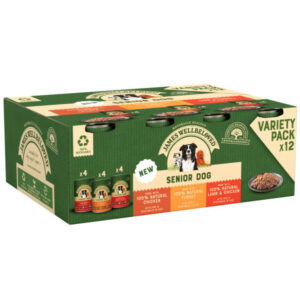 James Wellbeloved Dog Senior Mix Loaf Tins 12x400g – Default Title