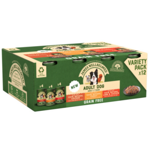 James Wellbeloved Dog Adult GF TrkLmbChk Tins 12x400g – Default Title