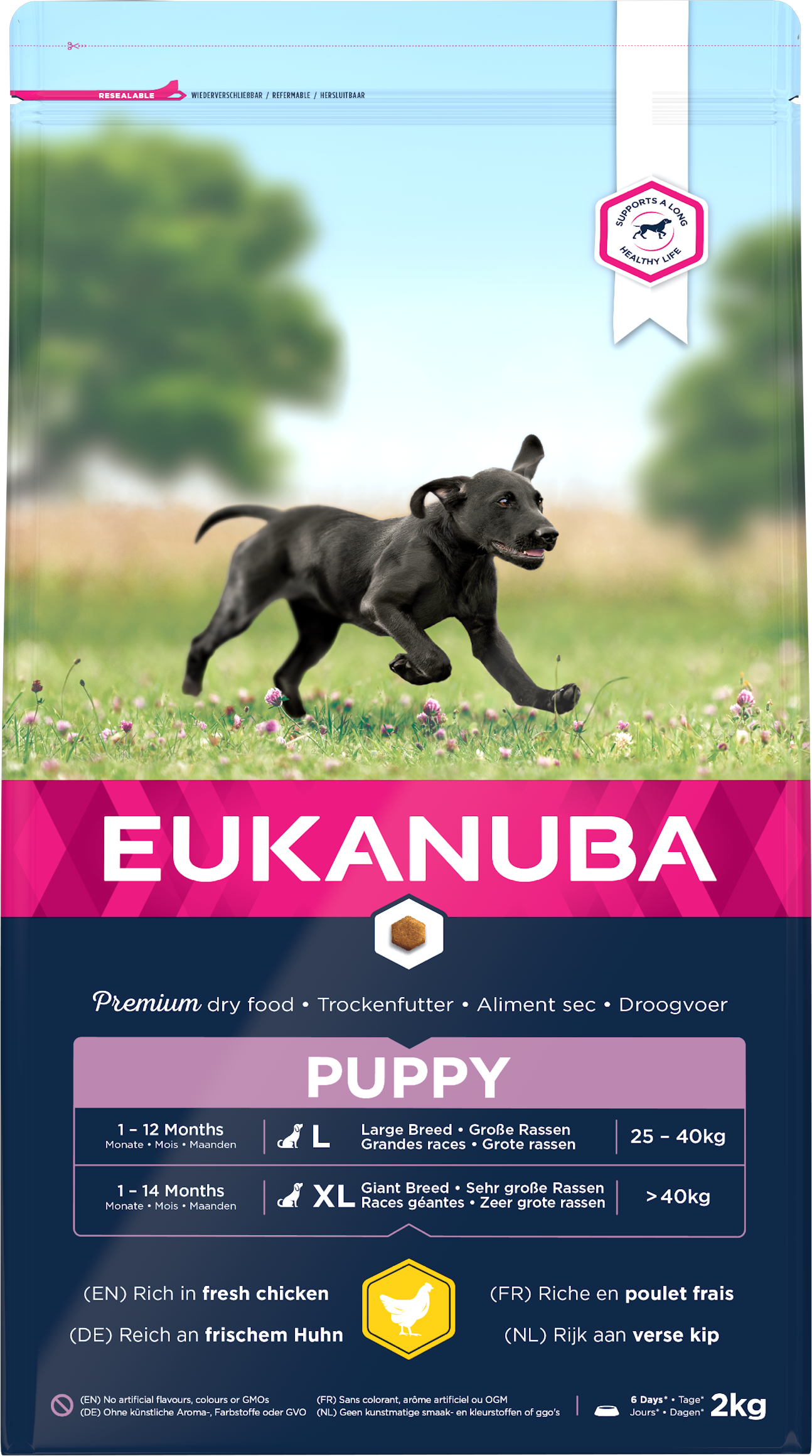 Eukanuba Puppy Large Chicken 3x2kg - Default Title