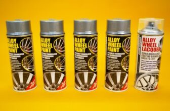 4x Alloy Wheel Paint METALLIC SILVER + 1x Clear Lacquer Spray Refurbishment Kit