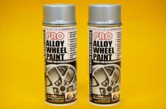 PRO Alloy Wheel Paint CHROMIUM BRIGHT SILVER Refurbish Refresh Spray E-TECH 2Pcs