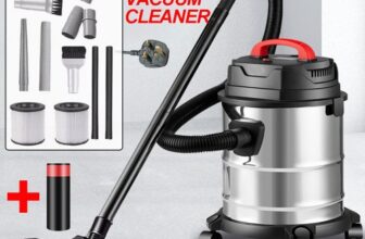 2000W Vacuum Cleaner Wet and Dry Bagless 20L Cylinder Powerful Compact Cleaning