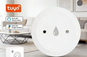 Tuya ZigBee 3.0 Water Leak Sensor Flood Detector Remote Alarm Smart Home App UK