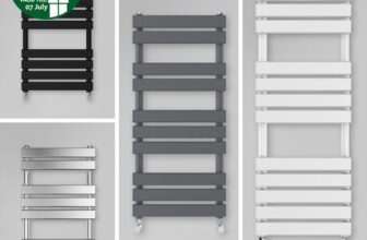 Designer Flat Panel Heated Bathroom Towel Rail Radiator Warmer Heating All Size