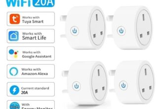 Wireless Smart Plug WiFi Power Socket Compatible with Alexa & Google Home UK