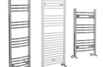Bathroom Chrome White Straight Curved Heated Towel Rail Radiator Warmer Ladder