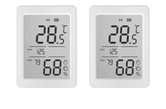 2Pack SONOFF Zigbee Temp Humidity Sensor 3.6″ LCD Display Smart Home Monitor UK