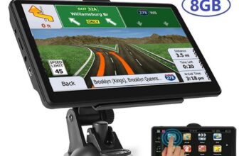7” Car Truck Sat Nav GPS Navigation Free Lifetime UK& EU Maps Touch Screen 8GB