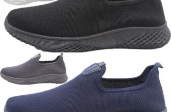 MENS LIGHTWEIGHT SLIP ON WALK SPORTS CASUAL RUNNING PUMPS TRAINERS SHOES SIZE UK