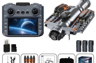 6K HD FPV Camera Foldable RC Drone Quadcopter 2/3 Batteries Long Flight Aerial